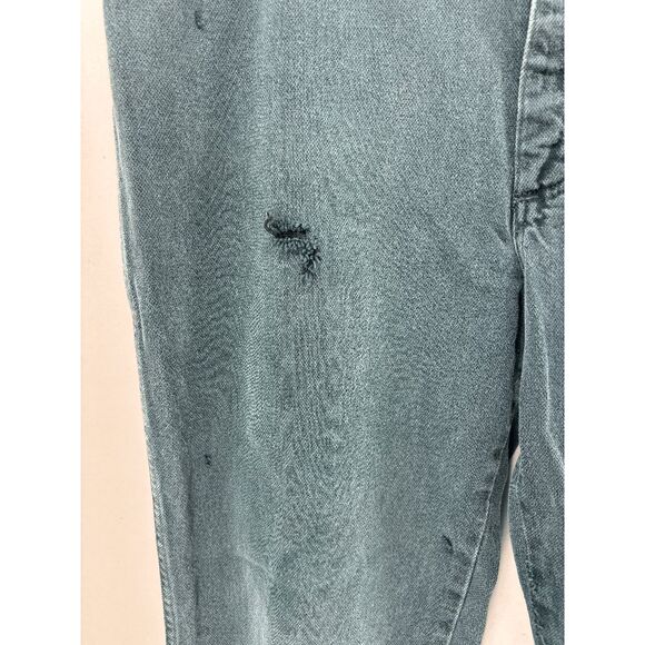 Vintage Wrangler Made In USA 936KMT Dark Green Jeans Size 34x29 Western 80/90s - Picture 3 of 13